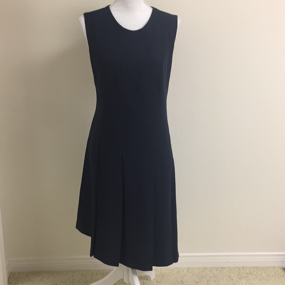 NWOT Banana Republic Navy Asymmetrical hem dress
